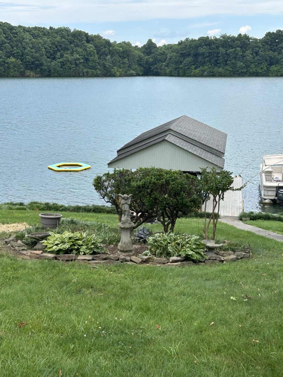 Lakefront landscaping and lawn care